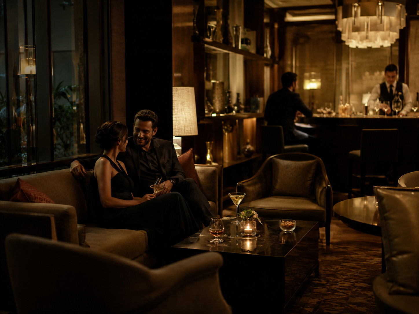 Diszkrét felnőtt lounge a hotelben
