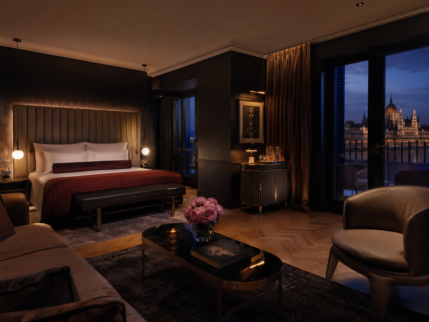 Privát VIP lounge hotelvendégeknek